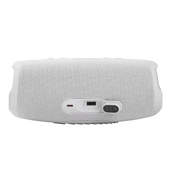 JBL Charge 5 Portable Bluetooth Speaker - White